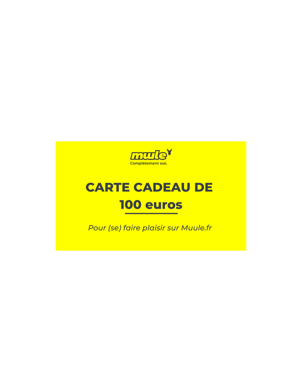 Carta regalo Mule 100 €
