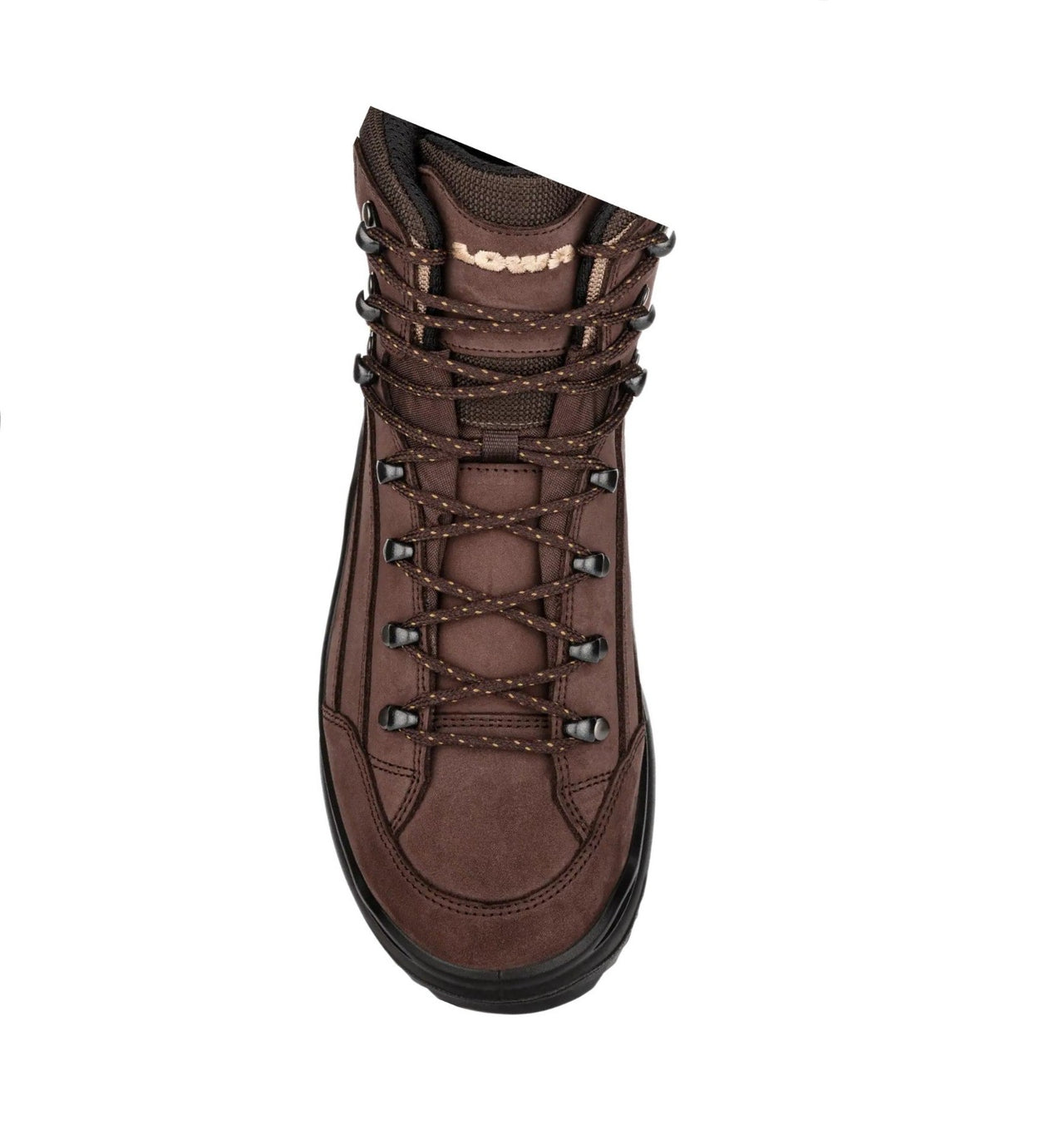Chaussures de Randonnée Homme Lowa Renegade GTX Mid : empeigne en Gore-Tex, couleur marron