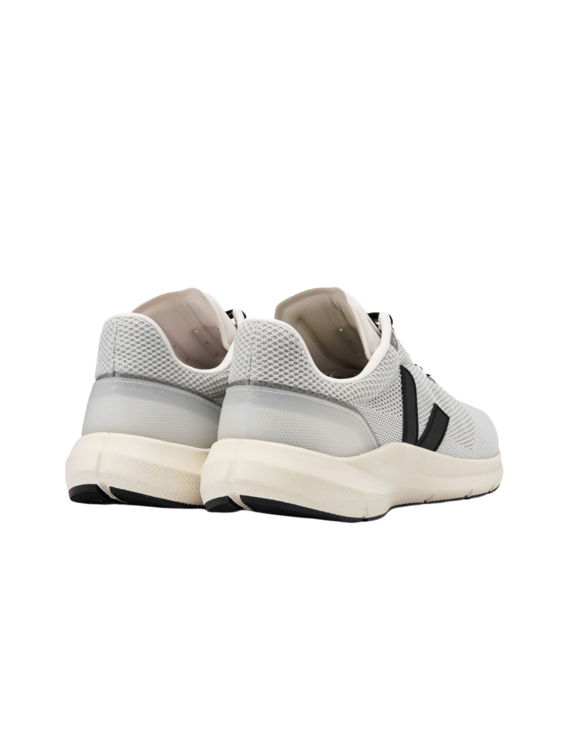 Chaussures de Running Veja Marlin V-Knit Femme Gris/Noir, vue arrière