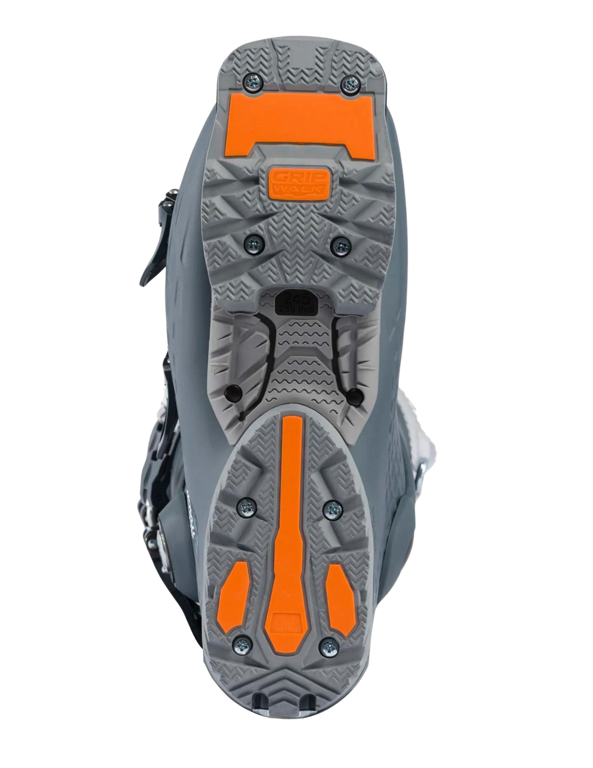 Chaussures de ski de randonnée ROSSIGNOL Alltrack Elite 90 LT Femme : semelles GripWalk® prémontées arborant un profil en caoutchouc nervuré et une forme de type rocker à l'avant pour une marche plus naturelle