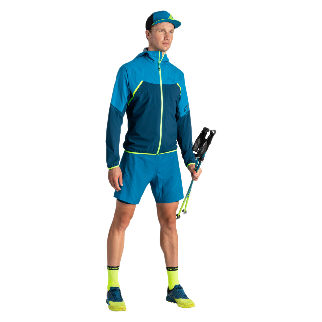 Chaussures de trail Dynafit Alpine portées par un traileur v2