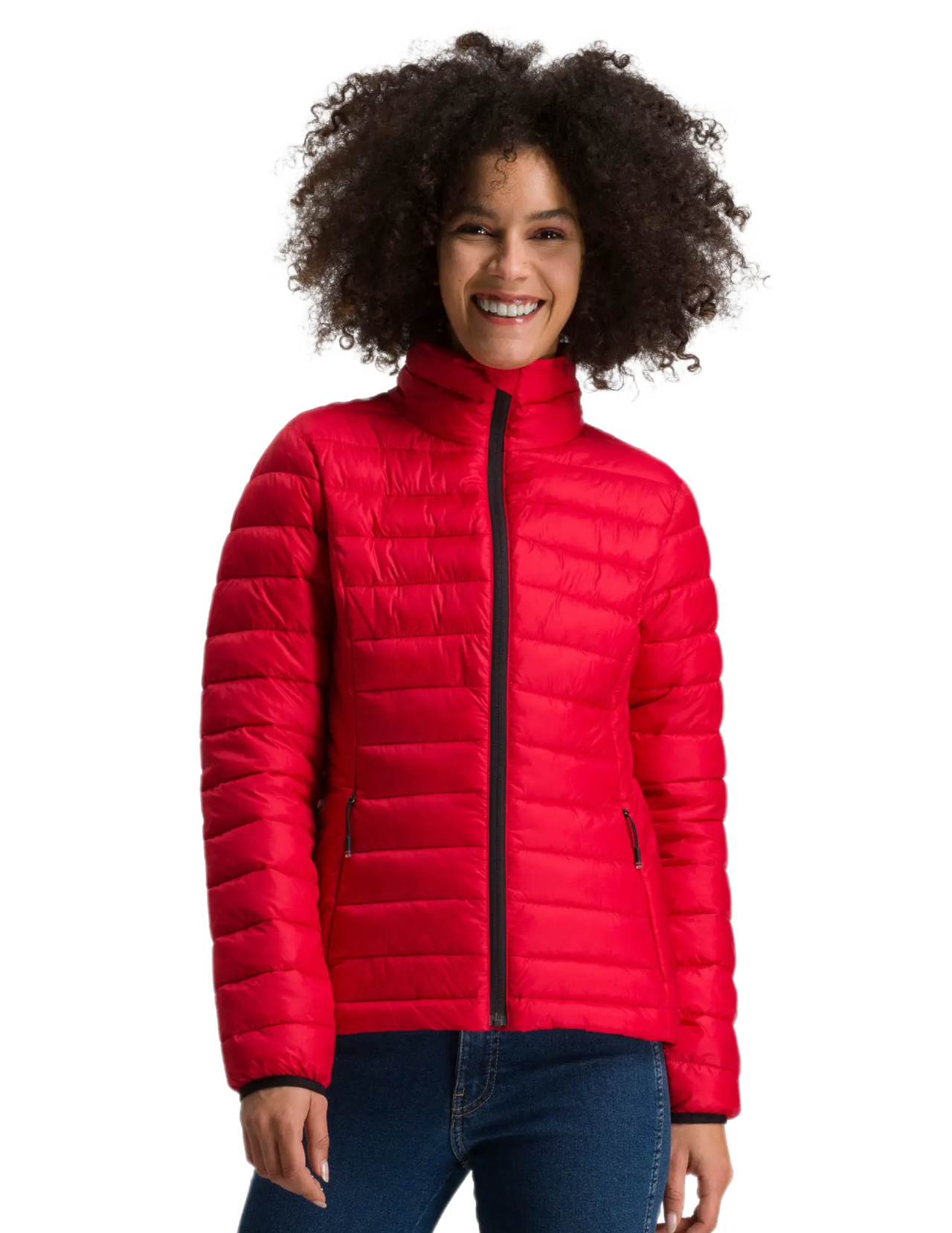 Doudoune à manches longues Rossignol pour femme Rouge, vue de face