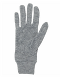 Gants de running ODLO Active Warm Steel Grey Melange : vue paume