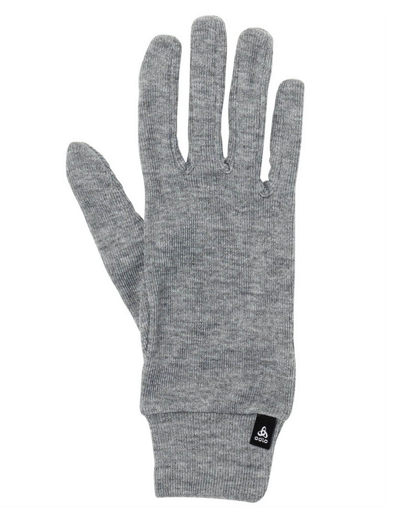 Gants de running ODLO Active Warm Steel Grey Melange : vue dessus