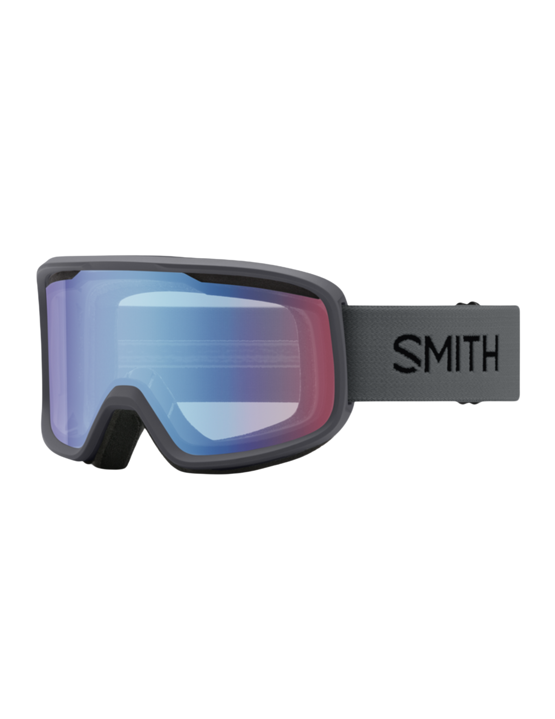 Masque Smith Frontier avec monture Charcoal et écran classe 1 Blue Sensor Mirror