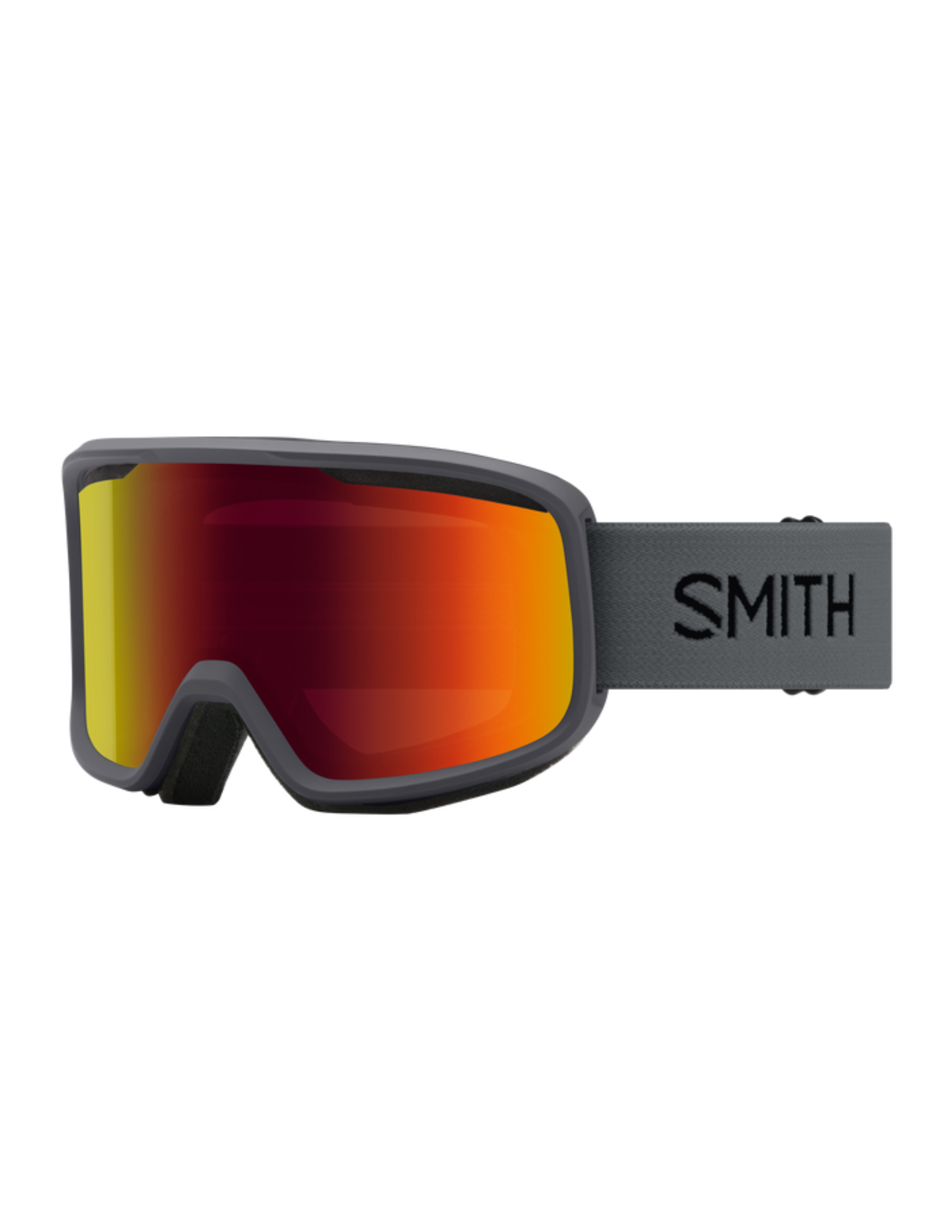 Masque Smith Frontier avec monture Charcoal et écran classe 3 Red Sol-X Mirror