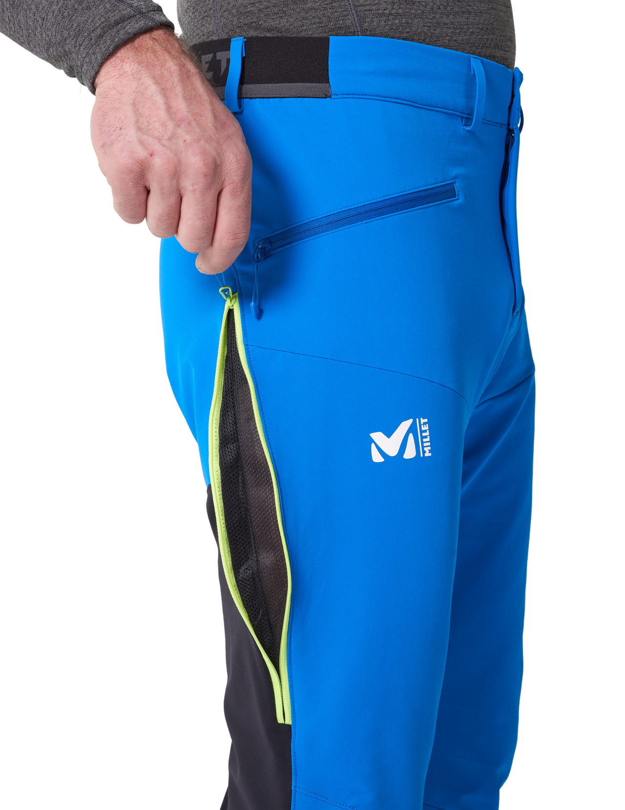 Pantalon de ski de rando MILLET Pierra Ment'XCS : ventilations latérales
