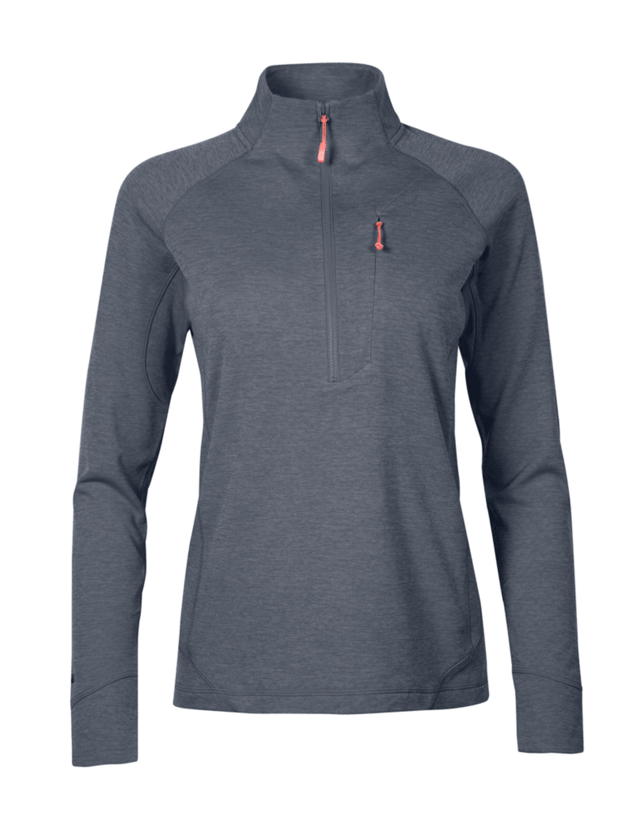 Polaire pour femme Nexus Pull On grise avec zip d'aération