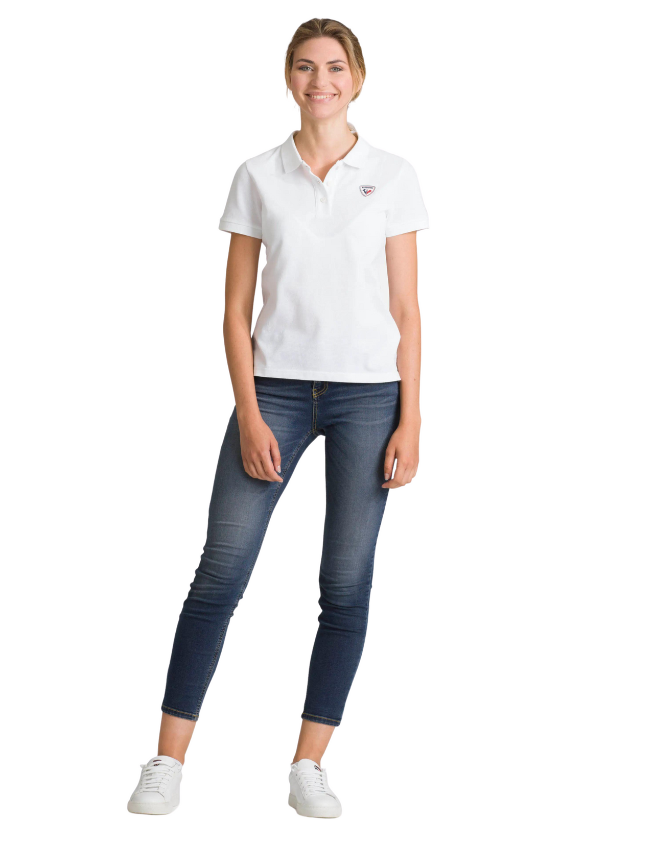 Rossignol Logo Kurzarm-Damen-Poloshirt
