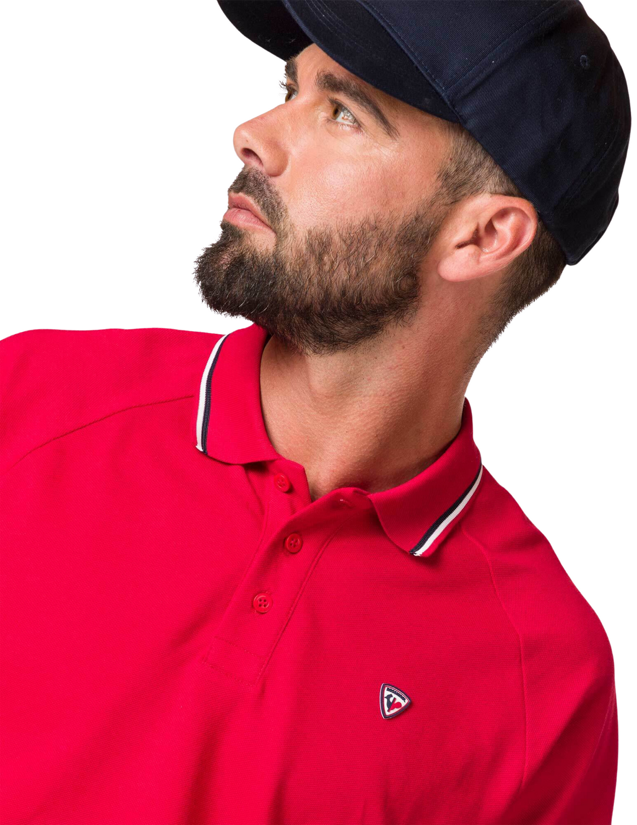 Rossignol Logo Raglan Kurzarm-Herren-Poloshirt