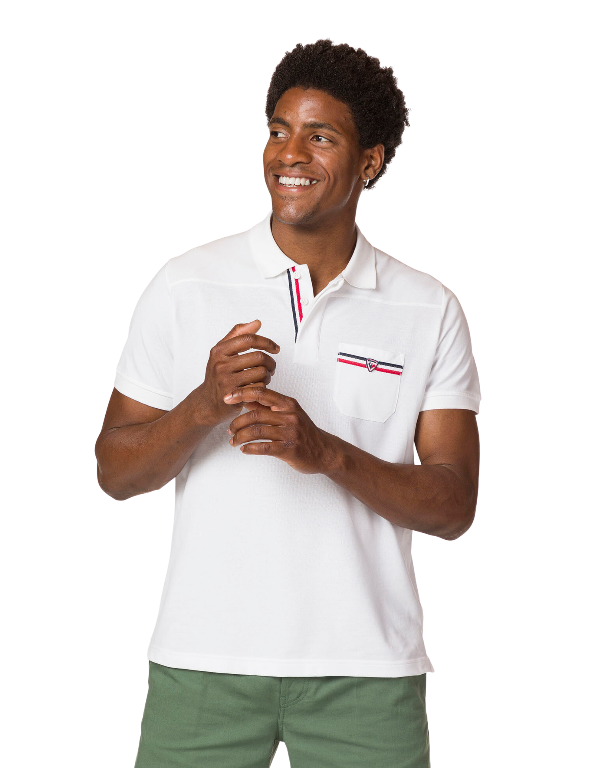 Polo Rossignol Logo Pocket Manches Courtes Homme