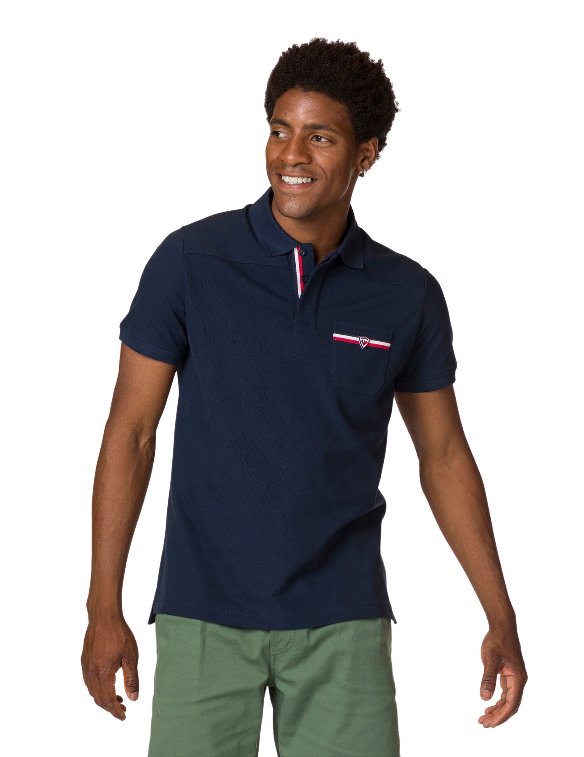 Polo Rossignol Logo Pocket Manches Courtes Homme