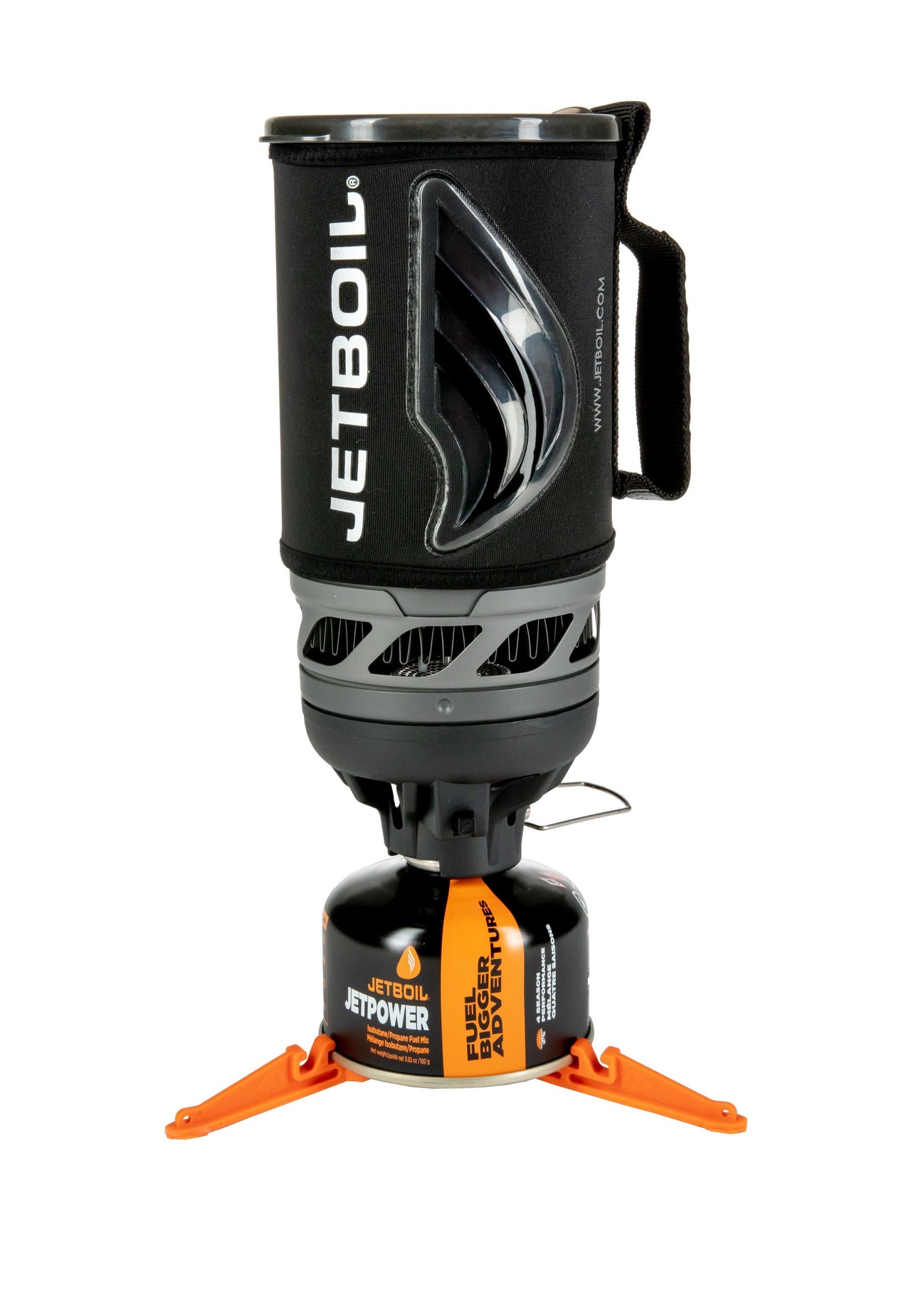 Réchaud à gaz Jetboil Flash Carbon, tout équipé