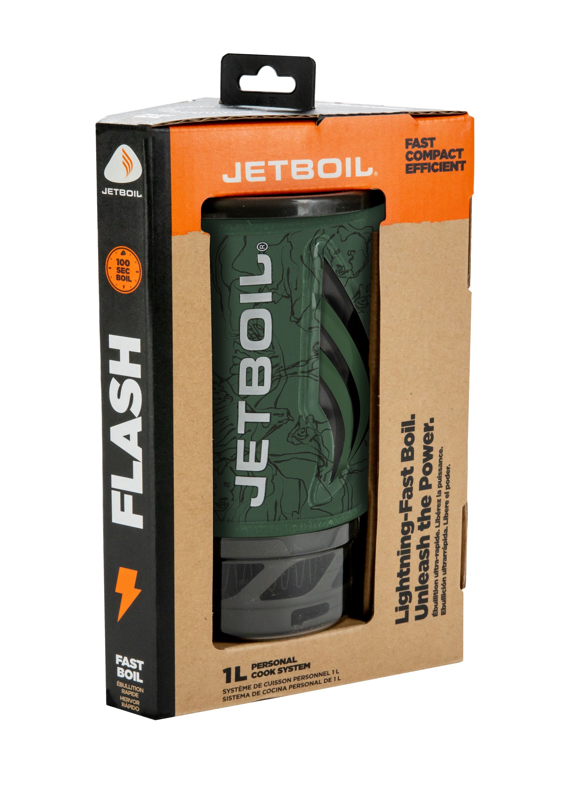 Jetboil Flash Wild : temps d'ébullition 100 sec