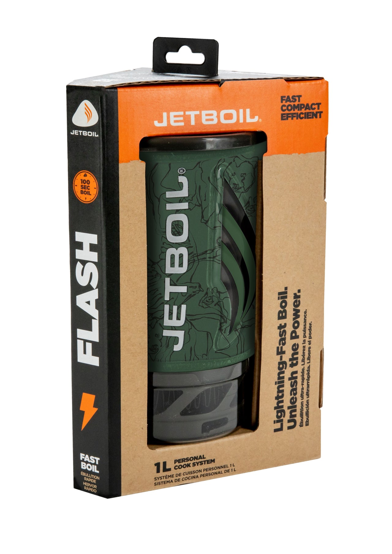 Jetboil Flash Wild : temps d'ébullition 100 sec