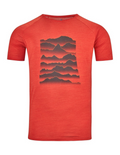 Odlo Ascent Performance Wool Light Sunrise Kurzarm-Herren-Wander-T-Shirt