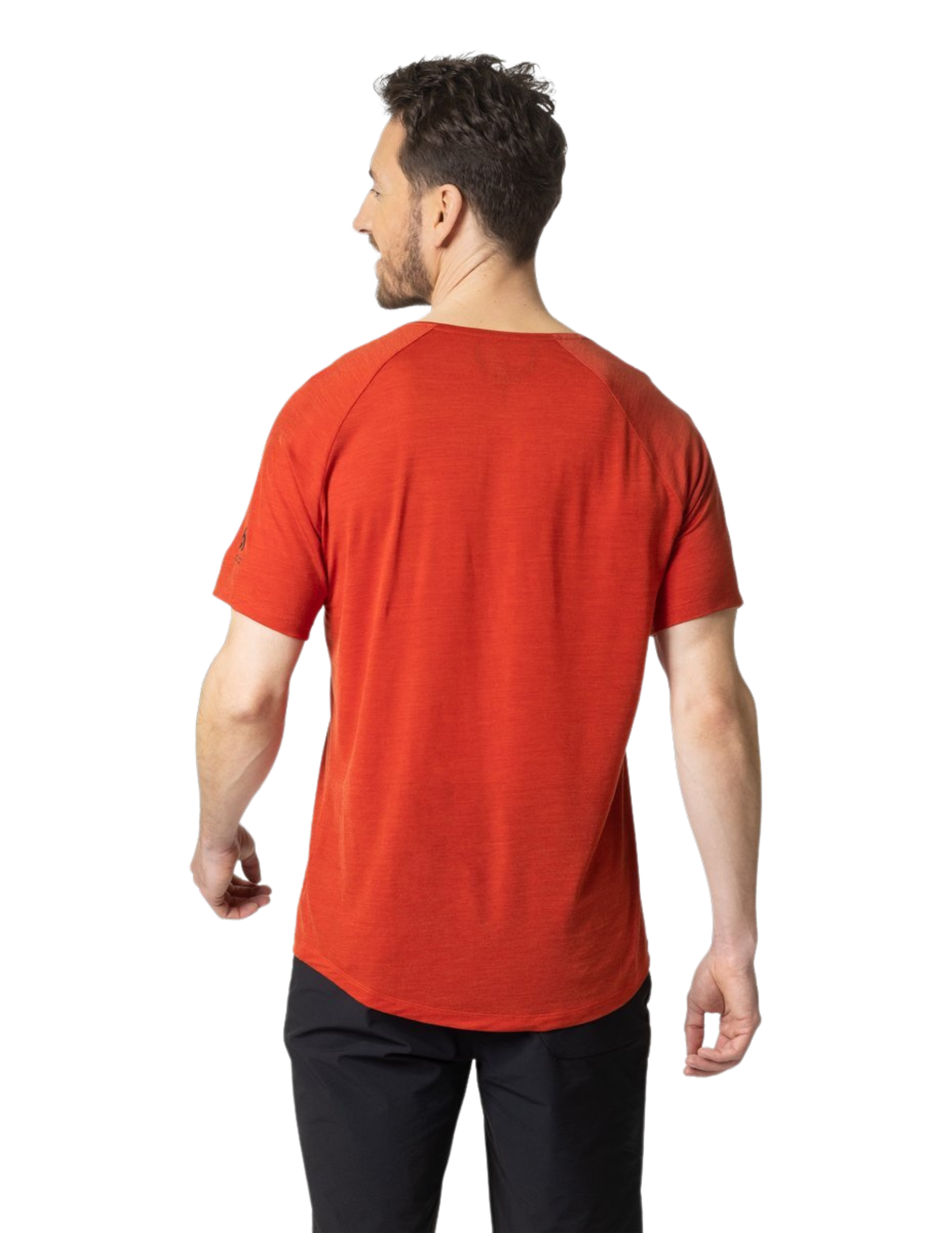 T-Shirt de Rando Odlo Ascent Performance Wool Light Sunrise Manches Courtes Homme