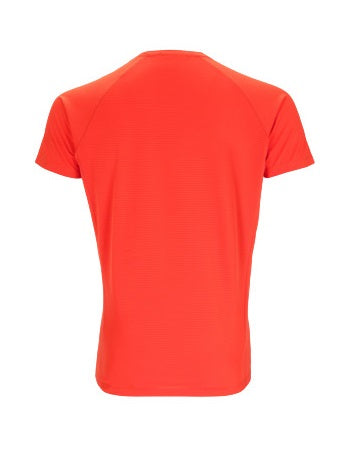 T-Shirt de Rando Rab Sonic Manches Courtes Homme Orange, vue de dos