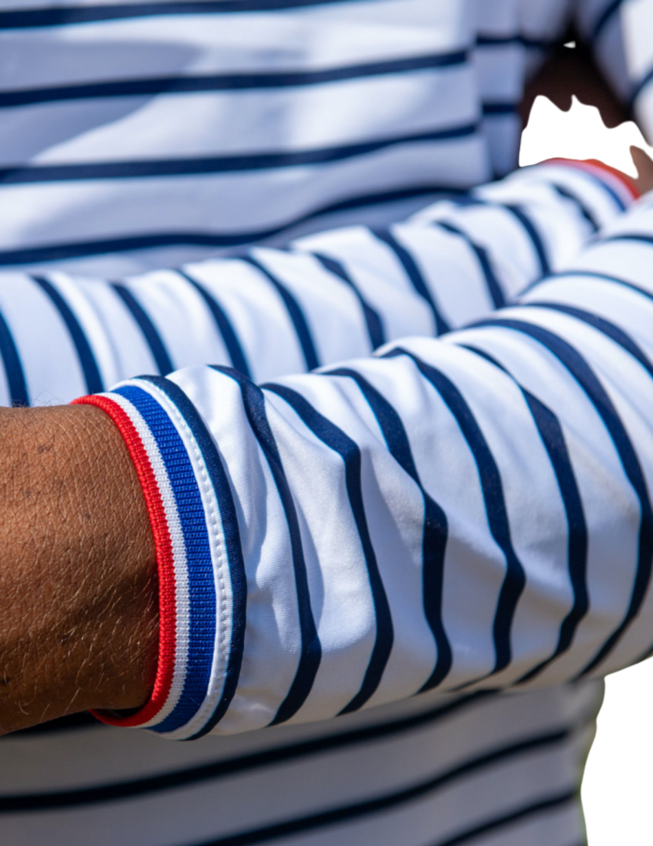 T-shirt che corre il corridore domenicale La Marinière maniche lunghe