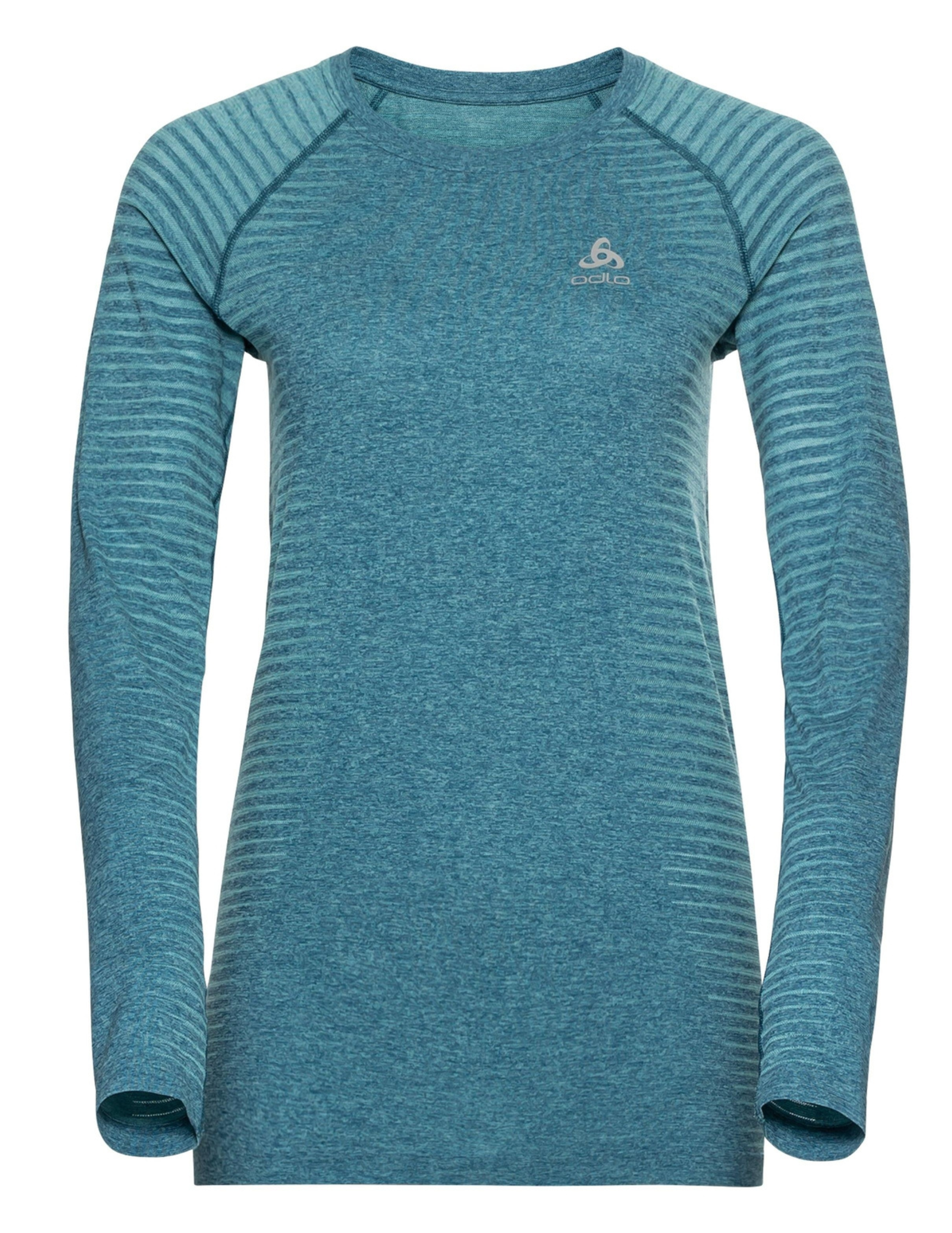 T-Shirt de Running ODLO Essential Seamless à manches longues pour femme : léger et respirant