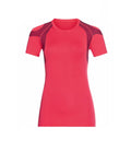 T-Shirt de Running Odlo Active Spine 2.0 Manches Courtes Femme Rose, vue de face