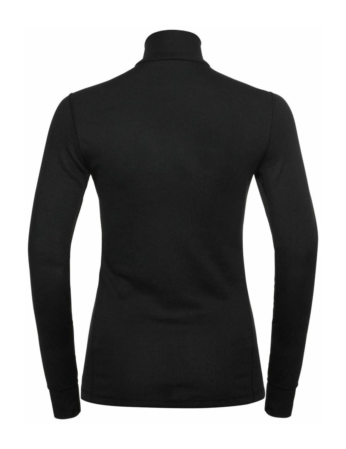 T-Shirt Technique ODLO Active Warm Eco Zip à manches longues pour femme Noir : conception 100 % polyester