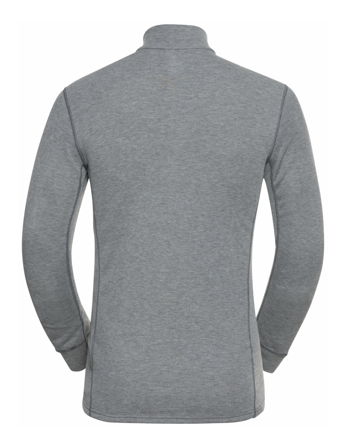 T-Shirt Technique ODLO Active Warm Eco Zip à manches longues pour homme Gris : conception 100 % polyester