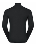 T-Shirt Technique ODLO Active Warm Eco Zip à manches longues pour homme Noir : conception 100 % polyester