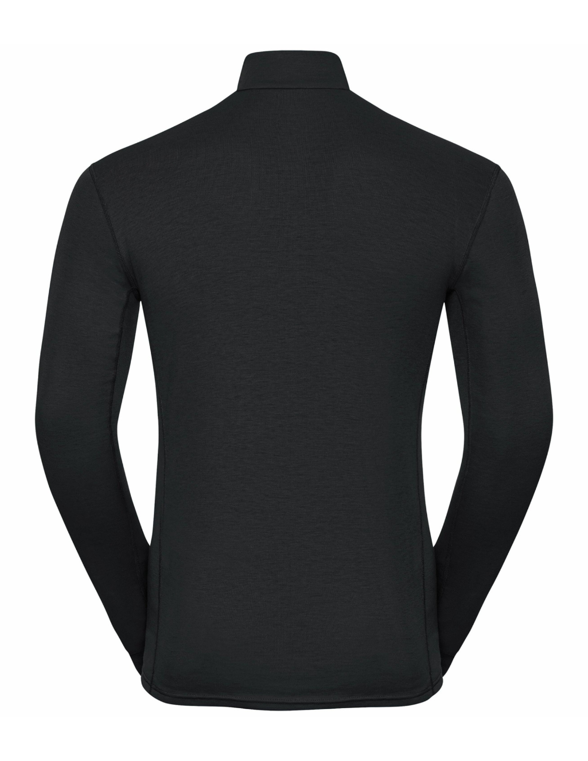 T-Shirt Technique ODLO Active Warm Eco Zip à manches longues pour homme Noir : conception 100 % polyester