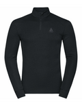 T-Shirt Technique ODLO Active Warm Eco Zip à manches longues pour homme Noir