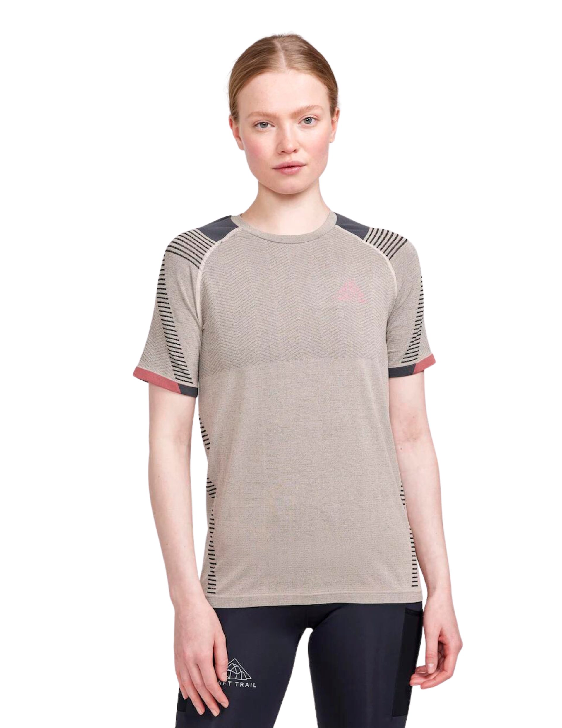 T-Shirt de Running Craft Pro Trail Fuseknit Manches Courtes Femme