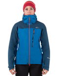 Veste imperméable Mountain Equipment Makalu pour femme : le modèle mesure 172 cm et porte du 12